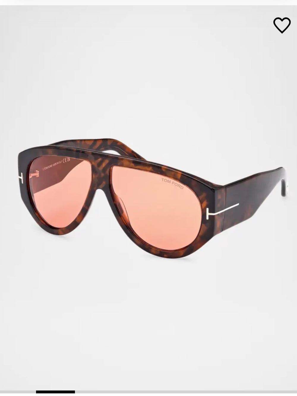 Bronson Havana Acetate Aviator Sunglasses - Picture 2 of 9
